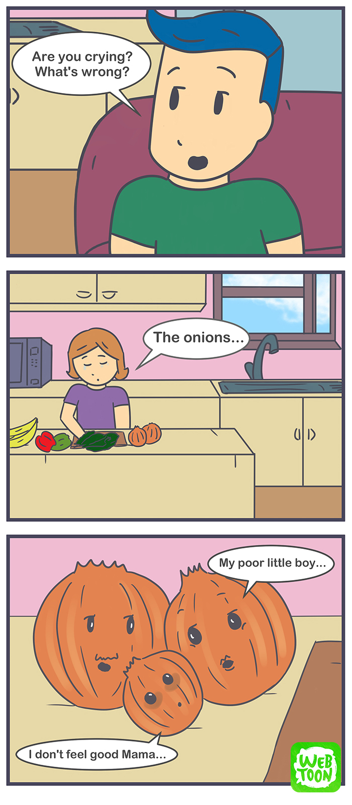 Nicholalala Webtoon Episode: Onions – My Korean Husband